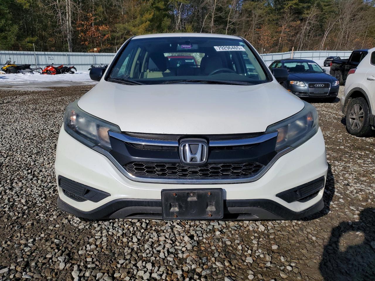 2015 Honda Cr-v Lx Белый vin: 5J6RM4H36FL085333