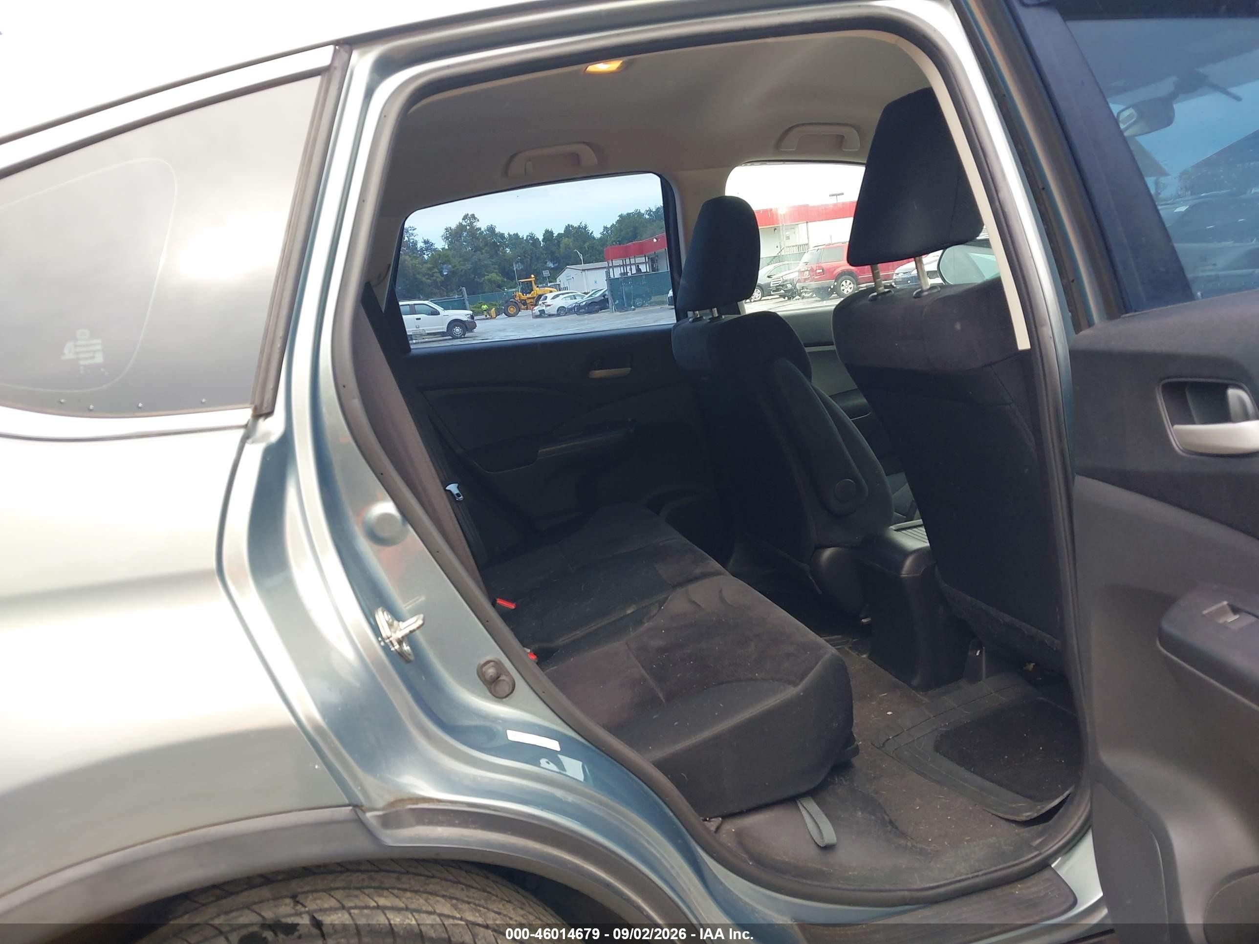 2012 Honda Cr-v Lx Green vin: 5J6RM4H37CL026884