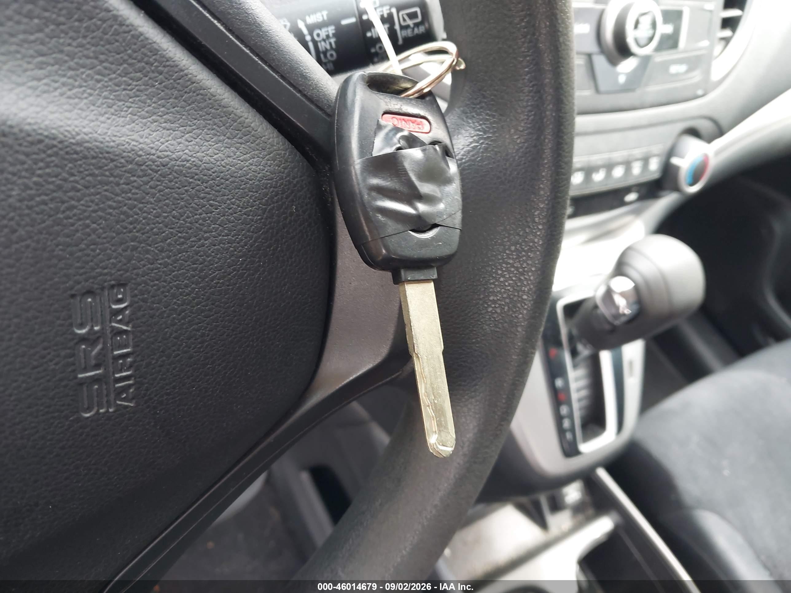 2012 Honda Cr-v Lx Green vin: 5J6RM4H37CL026884