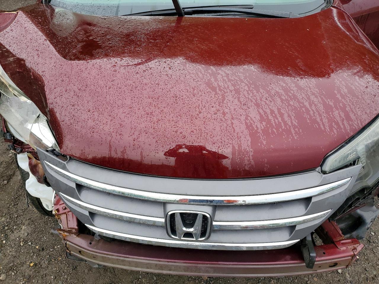 2012 Honda Cr-v Lx Burgundy vin: 5J6RM4H37CL031728