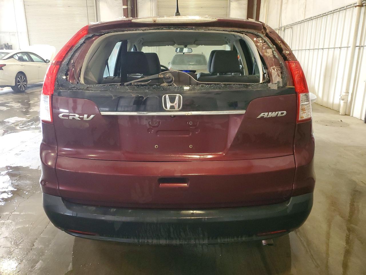 2012 Honda Cr-v Lx Maroon vin: 5J6RM4H37CL033141