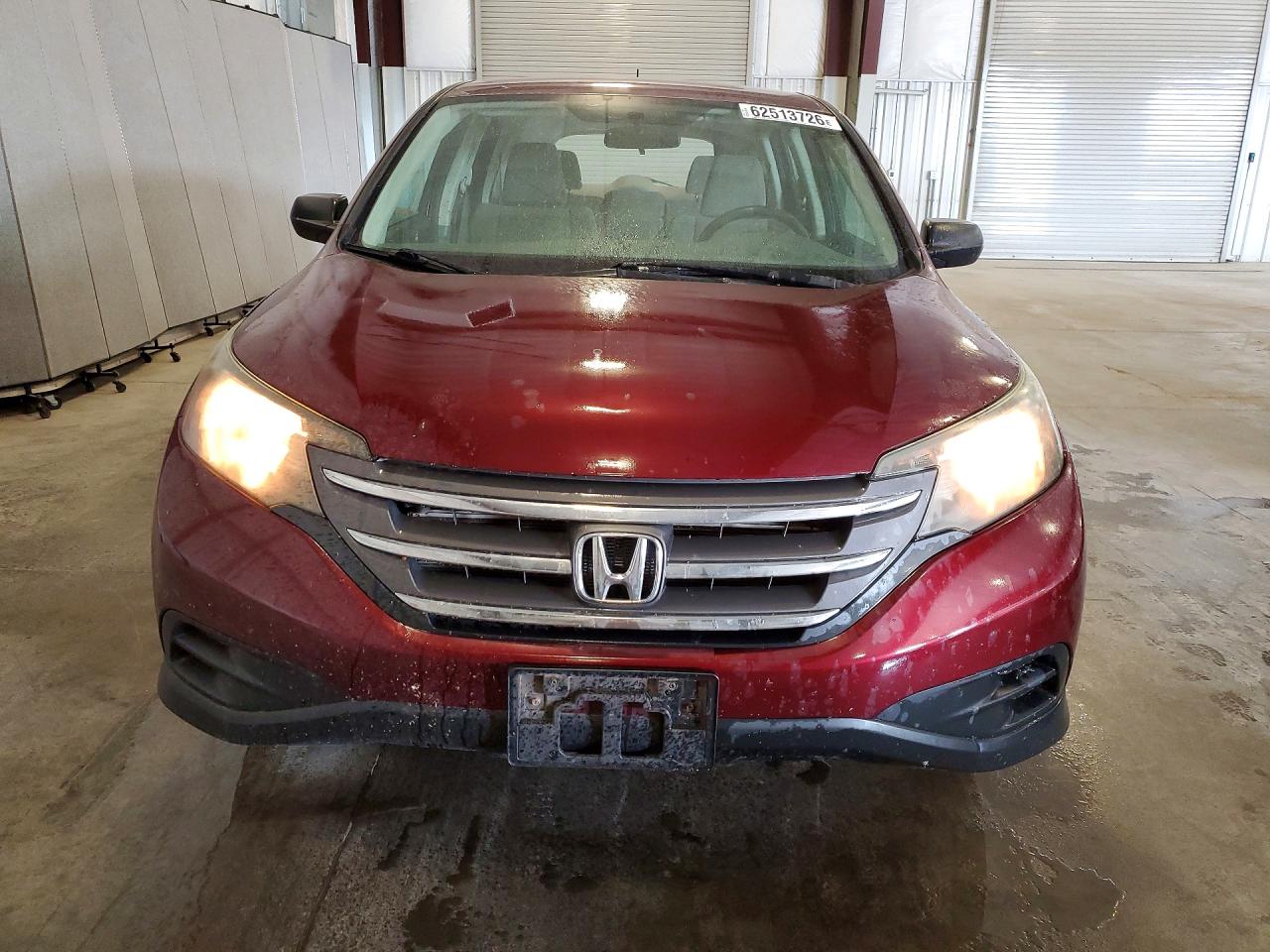 2012 Honda Cr-v Lx Maroon vin: 5J6RM4H37CL033141