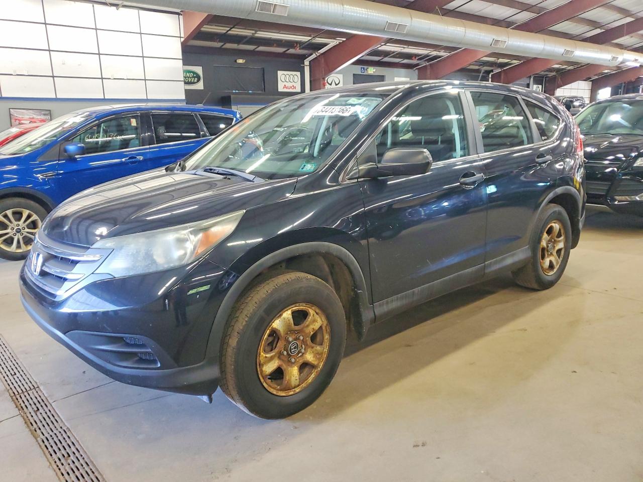 2012 Honda Cr-v Lx Black vin: 5J6RM4H37CL035861