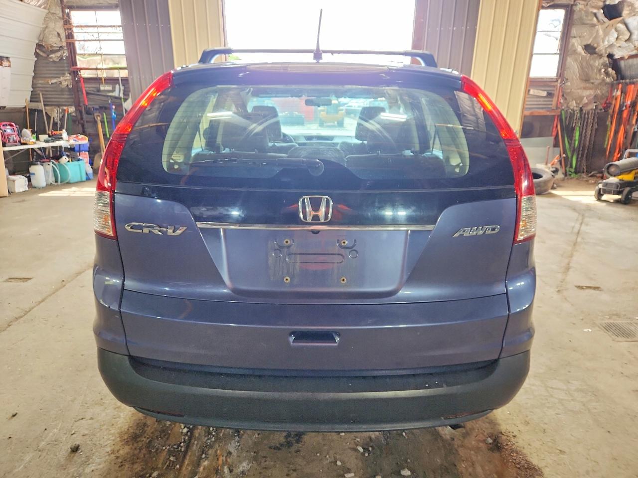 2012 Honda Cr-v Lx Blue vin: 5J6RM4H37CL041045