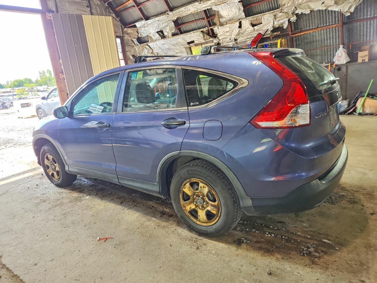 2012 Honda Cr-v Lx Blue vin: 5J6RM4H37CL041045