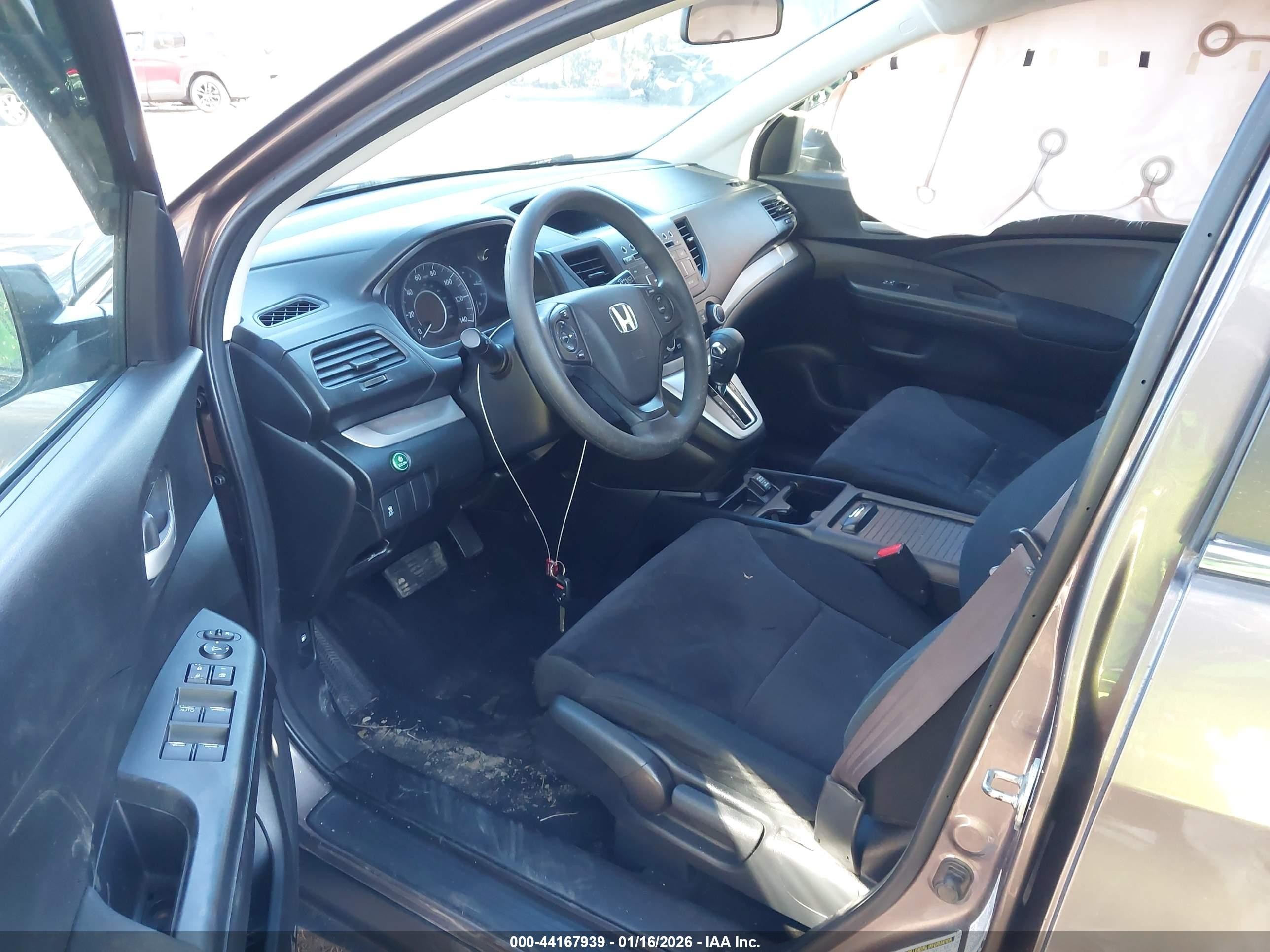 2013 Honda Cr-v Lx Серый vin: 5J6RM4H37DL038907