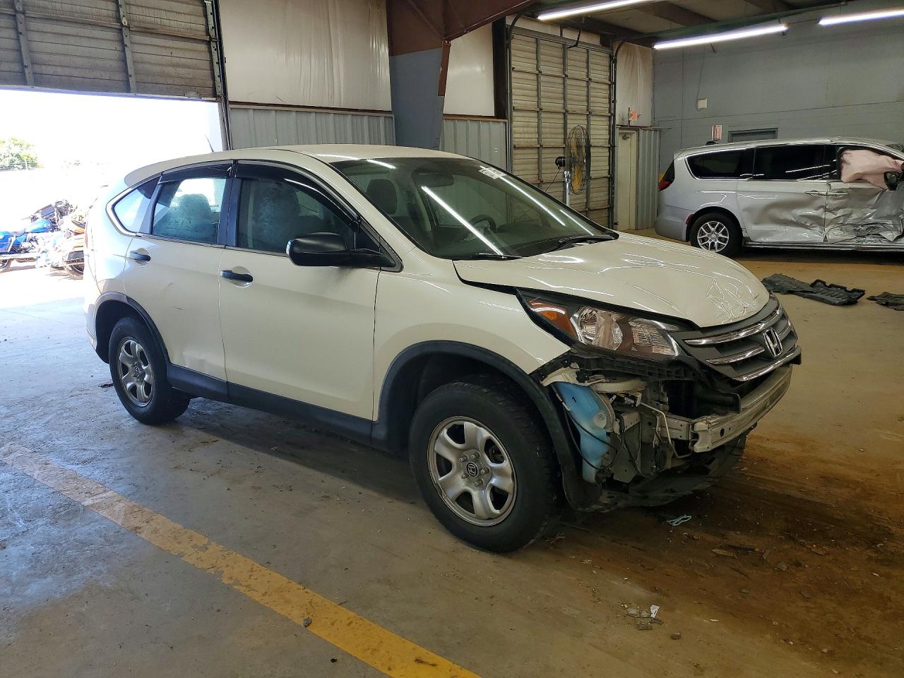 2013 Honda Cr-v Lx White vin: 5J6RM4H37DL074709