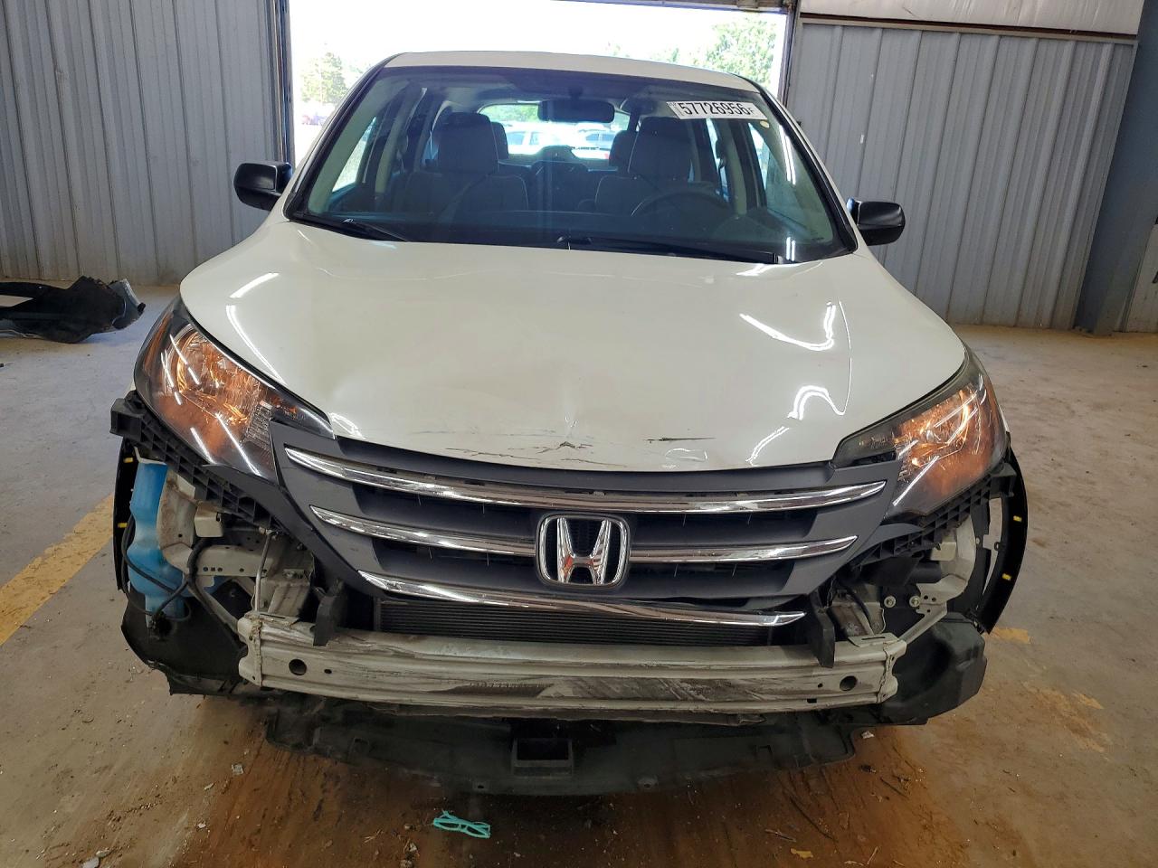 2013 Honda Cr-v Lx White vin: 5J6RM4H37DL074709