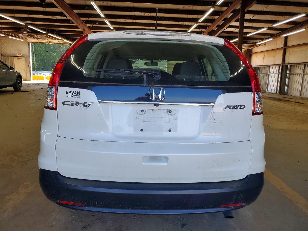 2013 Honda Cr-v Lx White vin: 5J6RM4H37DL074709