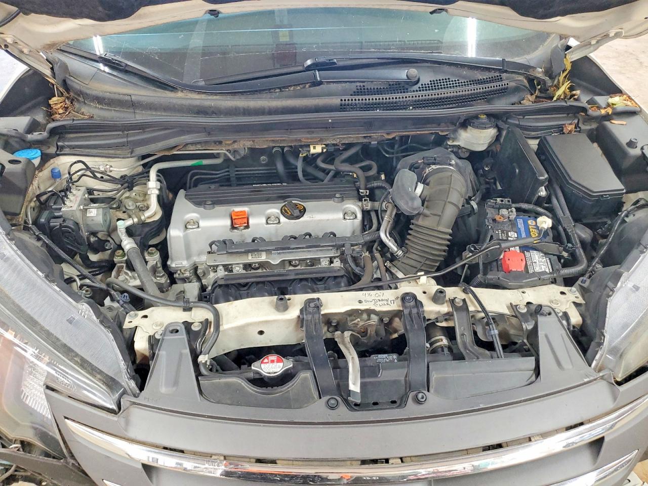 2013 Honda Cr-v Lx White vin: 5J6RM4H37DL074709