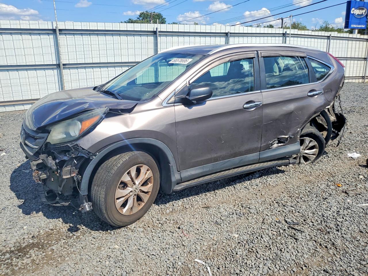 2014 Honda Cr-v Lx Gray vin: 5J6RM4H37EL019954