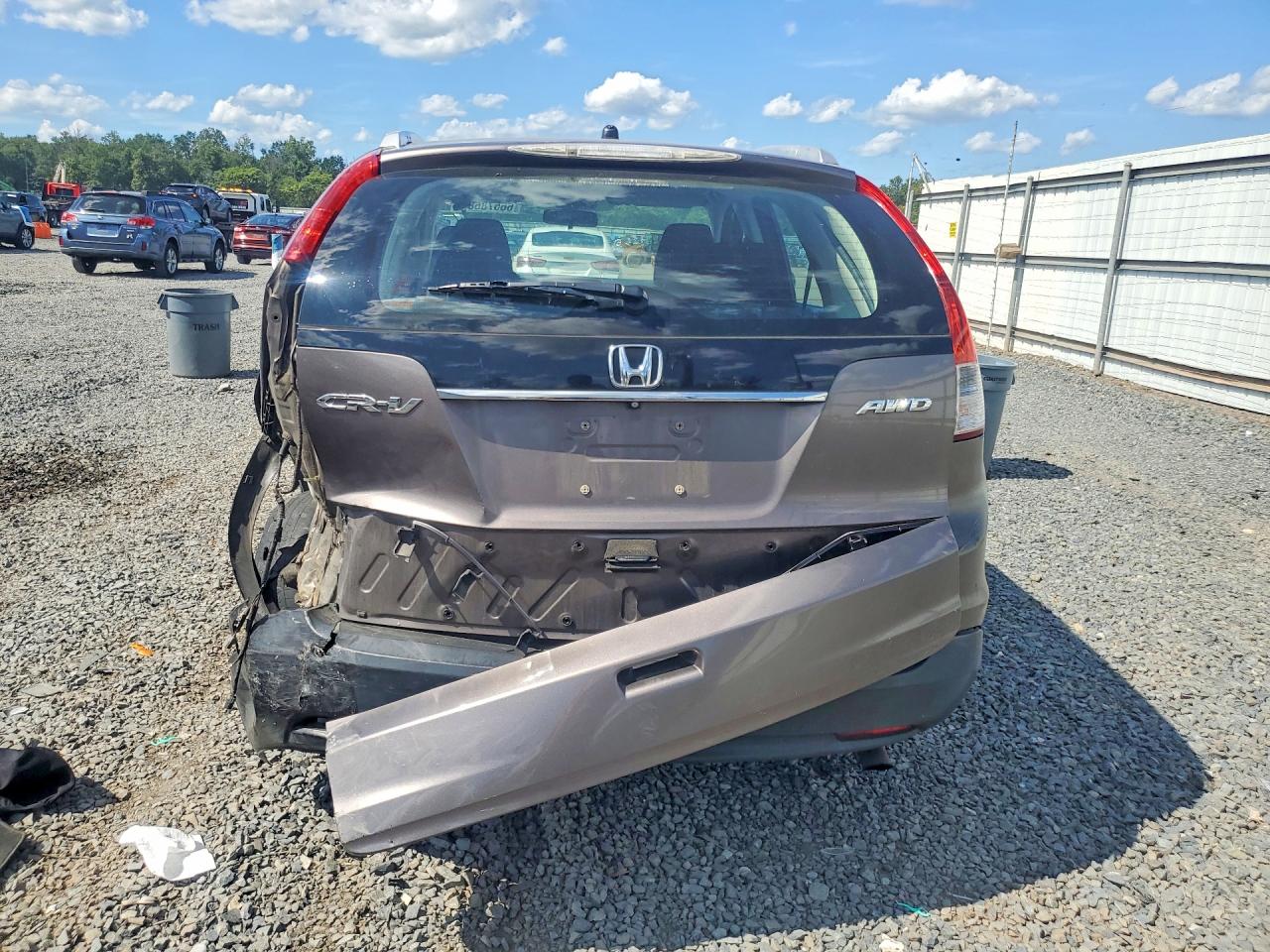 2014 Honda Cr-v Lx Серый vin: 5J6RM4H37EL019954