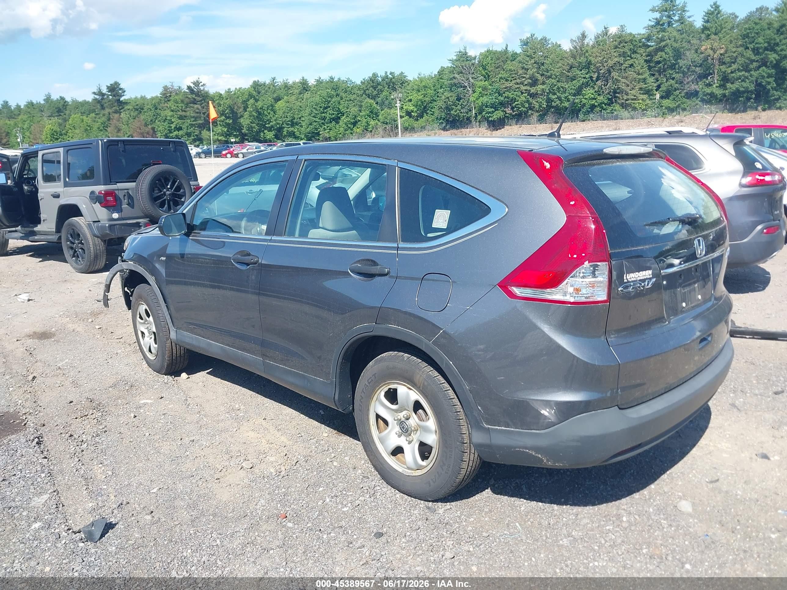 2014 Honda Cr-v Lx Silver vin: 5J6RM4H37EL034907