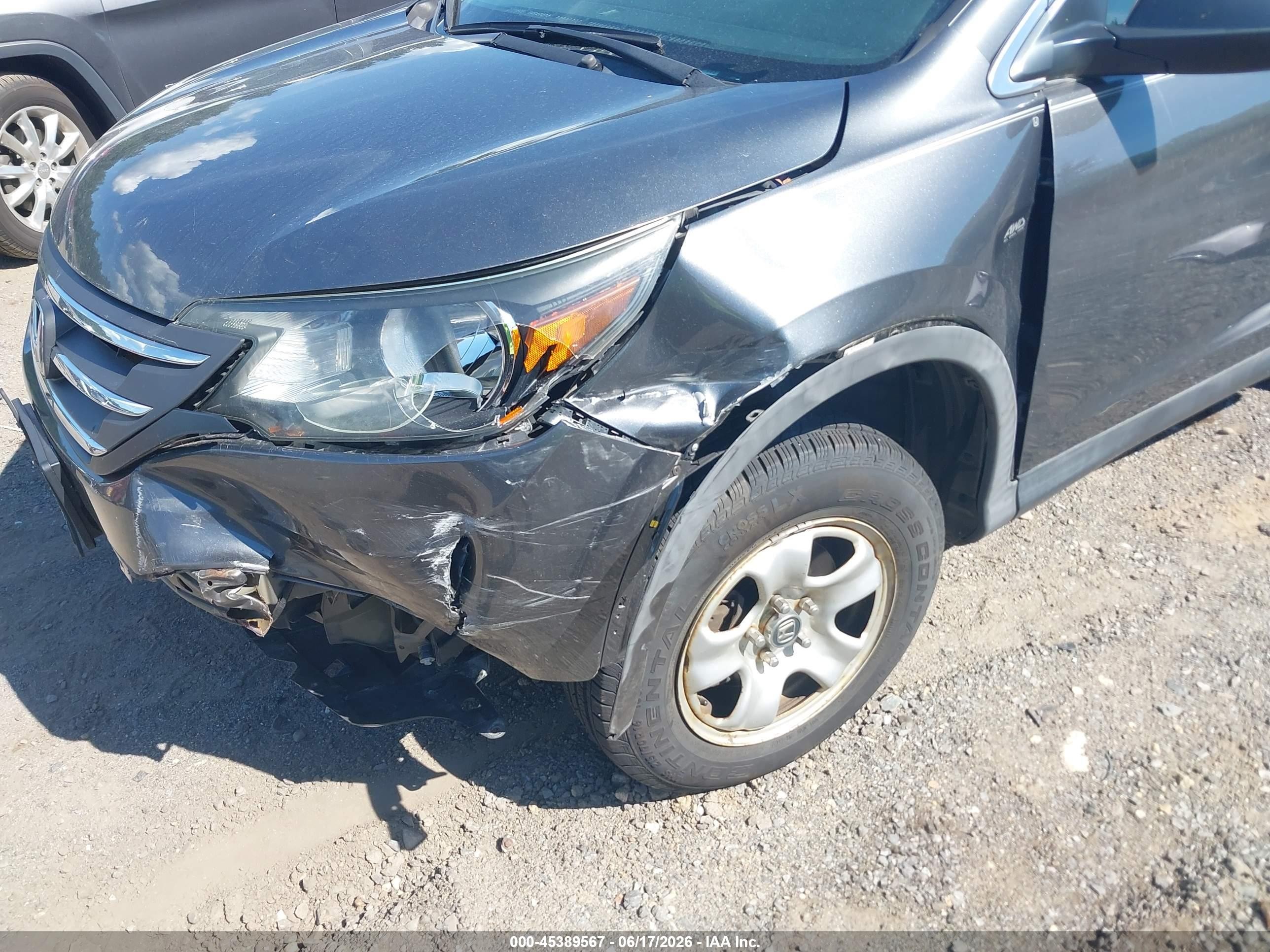 2014 Honda Cr-v Lx Silver vin: 5J6RM4H37EL034907