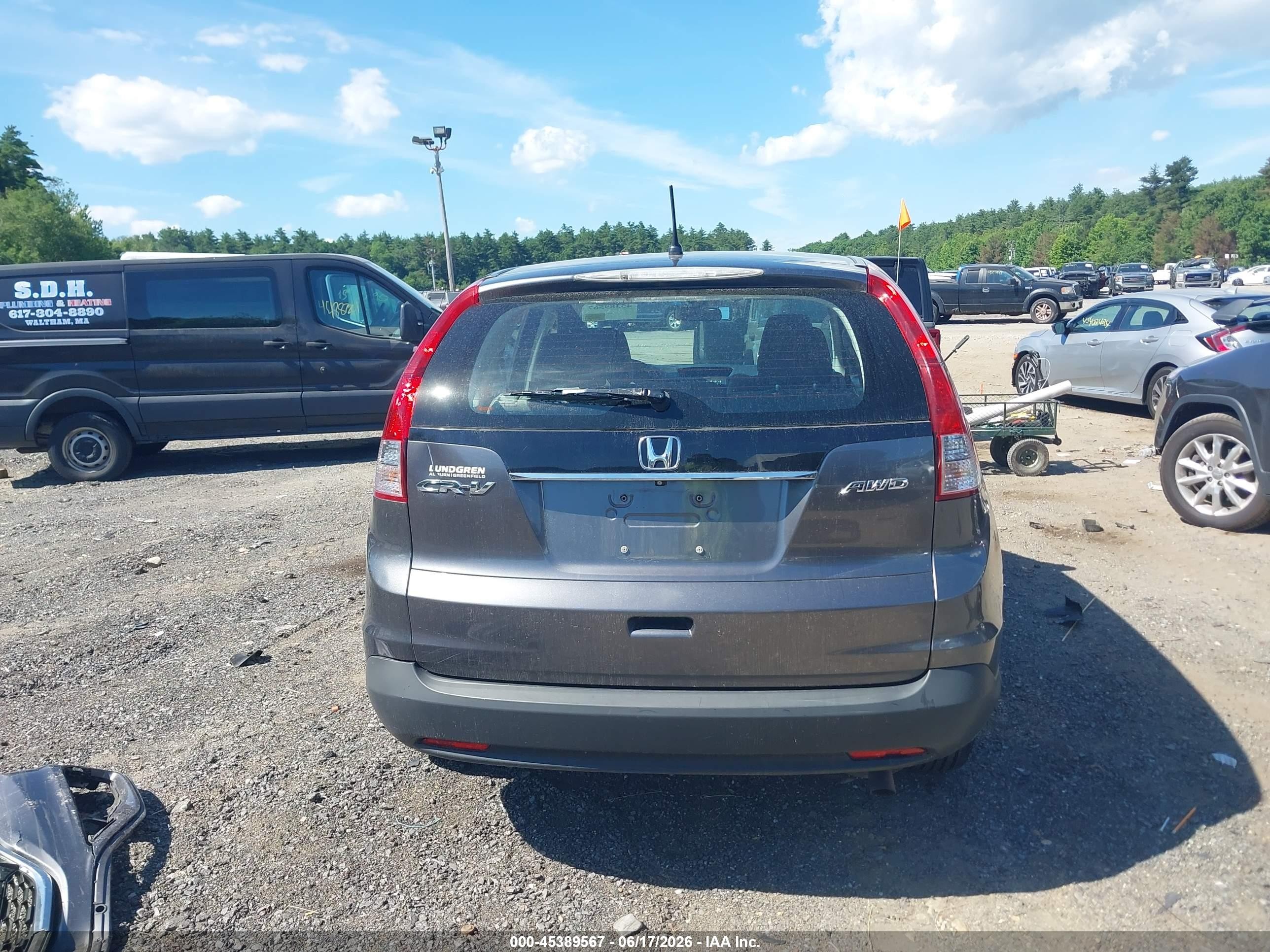 2014 Honda Cr-v Lx Silver vin: 5J6RM4H37EL034907