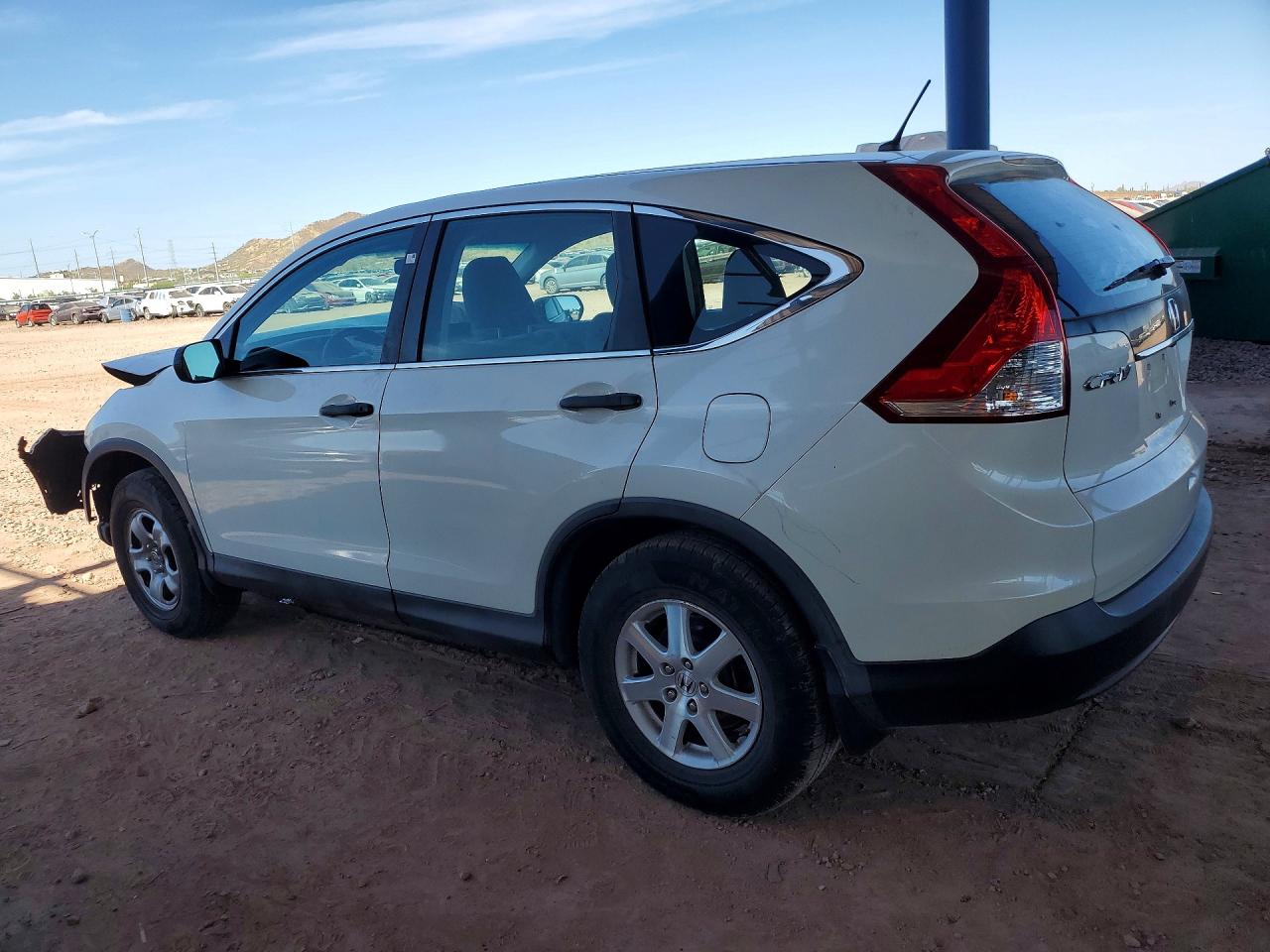 2014 Honda Cr-v Lx White vin: 5J6RM4H37EL041985