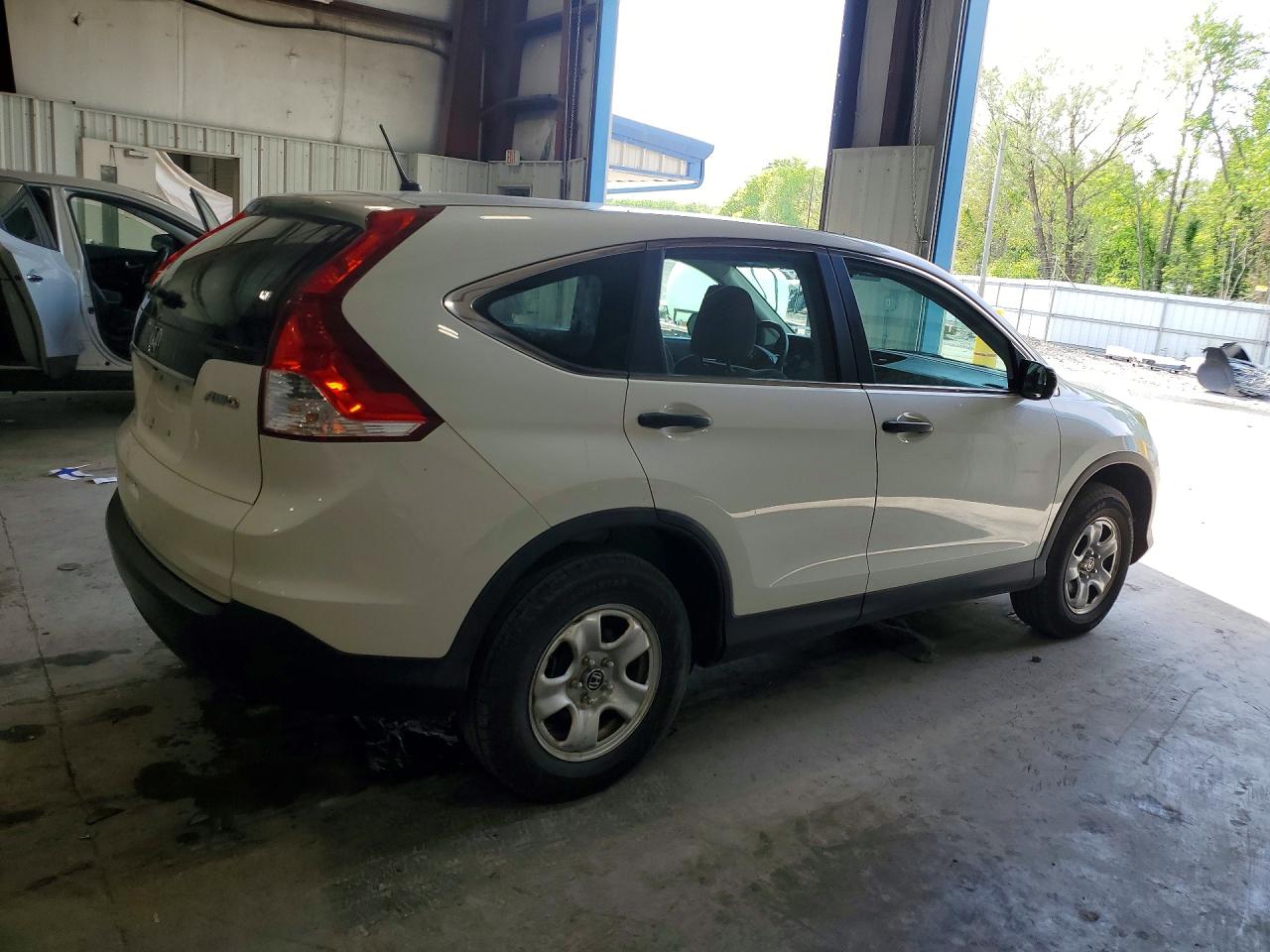 2014 Honda Cr-v Lx Белый vin: 5J6RM4H37EL053800