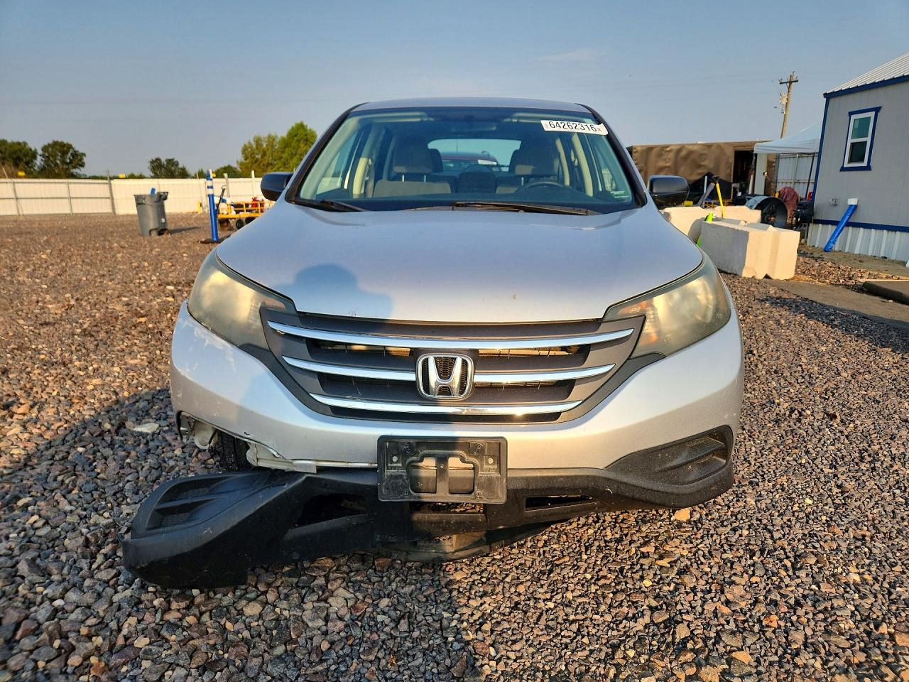 2014 Honda Cr-v Lx Silver vin: 5J6RM4H37EL071276