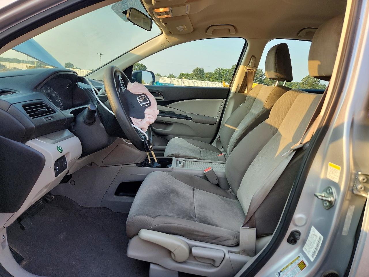 2014 Honda Cr-v Lx Silver vin: 5J6RM4H37EL071276