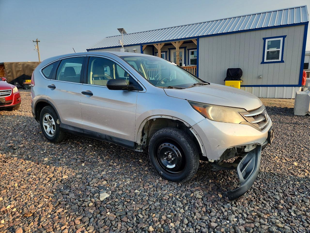 2014 Honda Cr-v Lx Silver vin: 5J6RM4H37EL071276