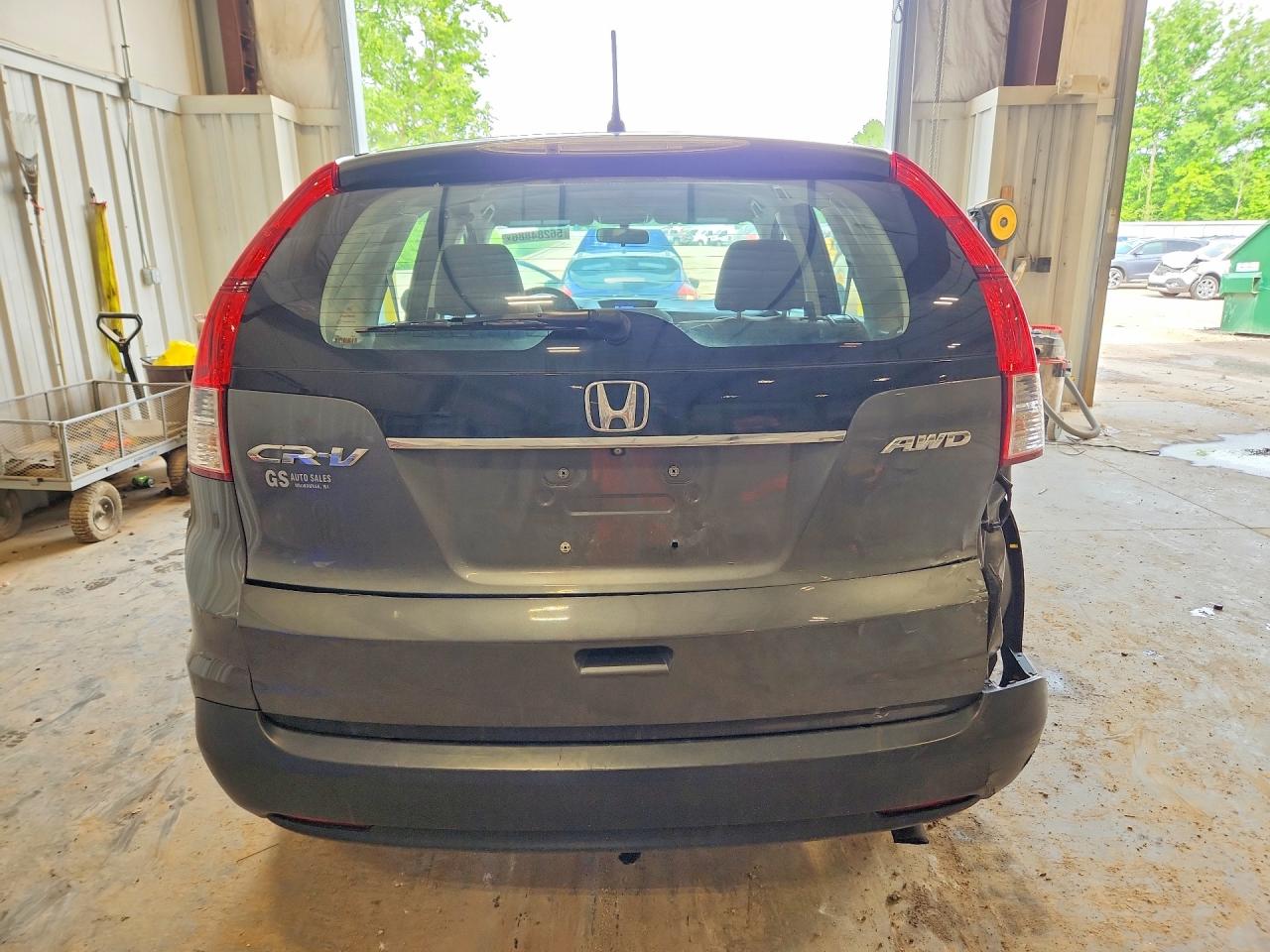 2014 Honda Cr-v Lx Gray vin: 5J6RM4H37EL089132