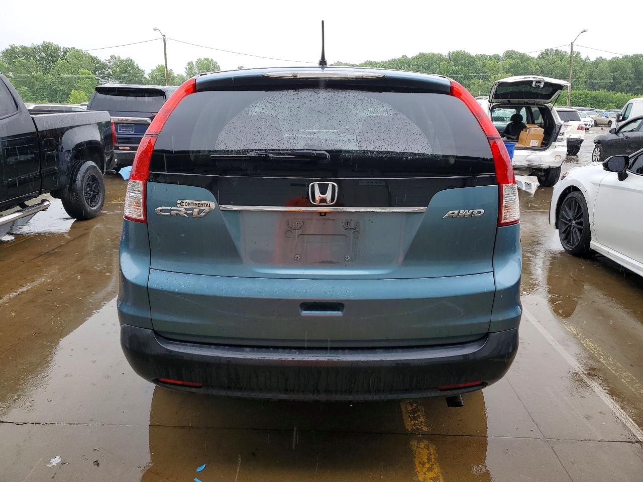 2014 Honda Cr-v Lx Teal vin: 5J6RM4H37EL091740