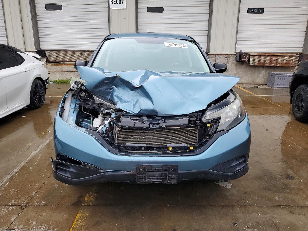 2014 Honda Cr-v Lx Teal vin: 5J6RM4H37EL091740