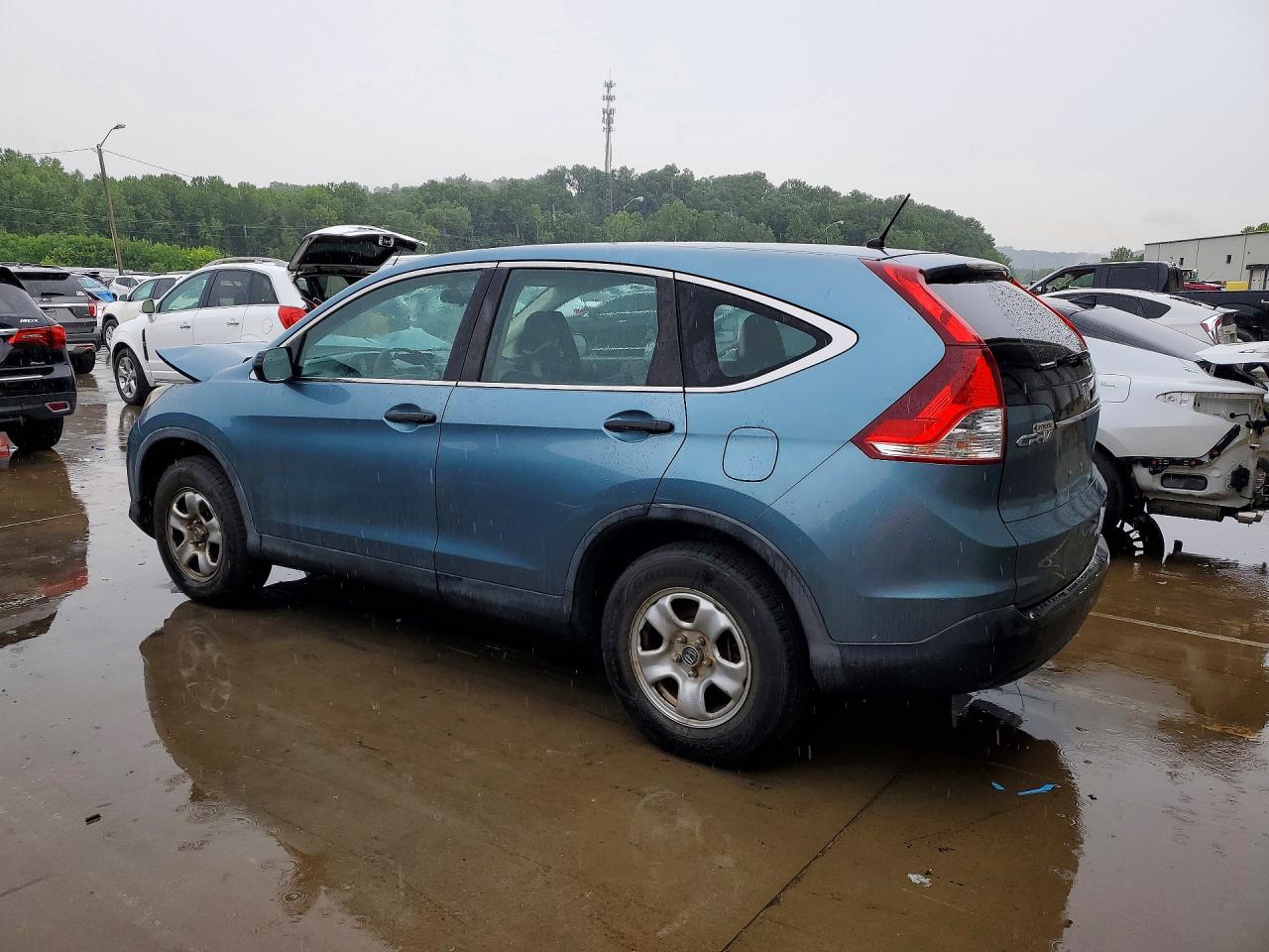 2014 Honda Cr-v Lx Teal vin: 5J6RM4H37EL091740