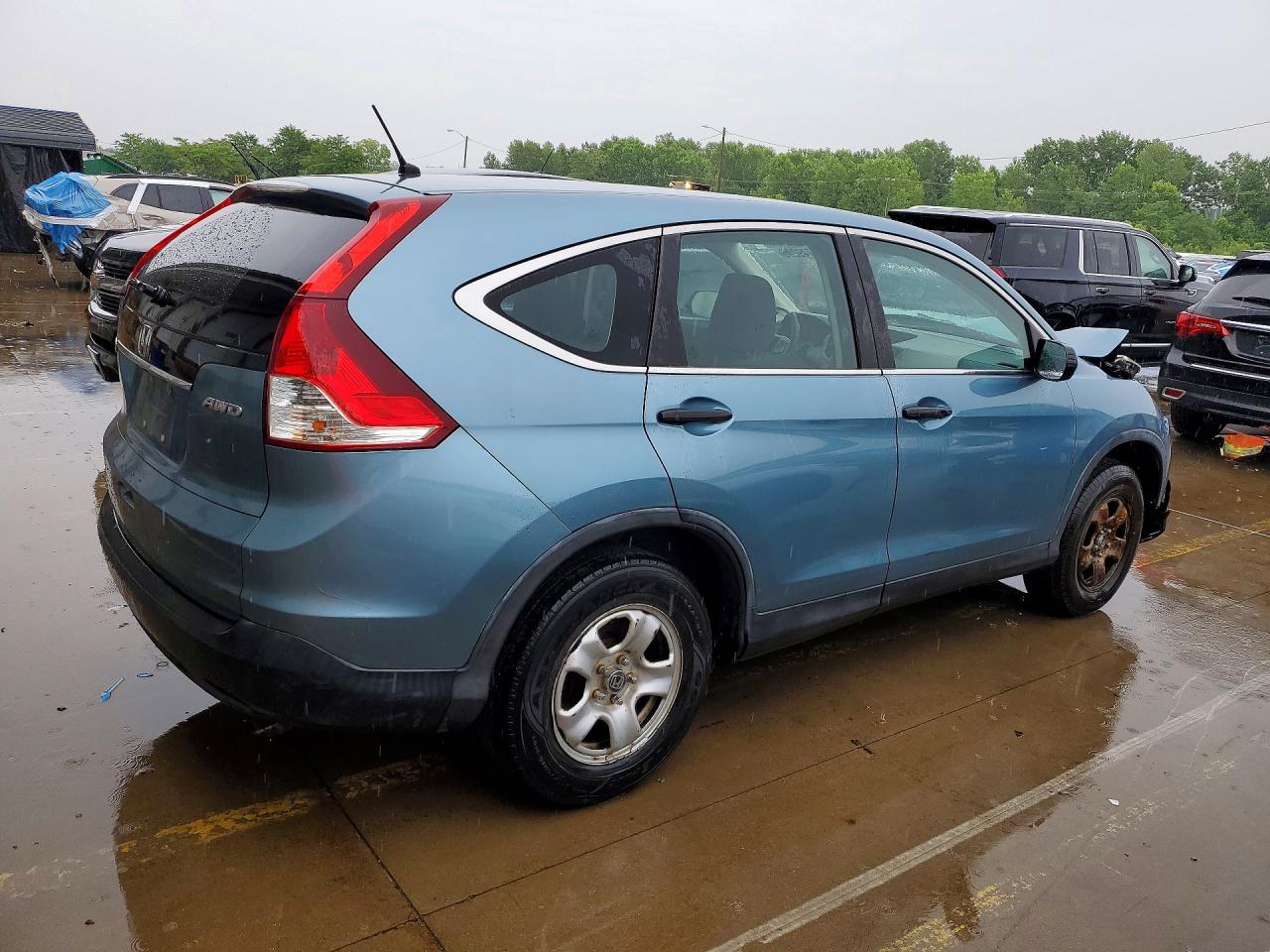 2014 Honda Cr-v Lx Teal vin: 5J6RM4H37EL091740