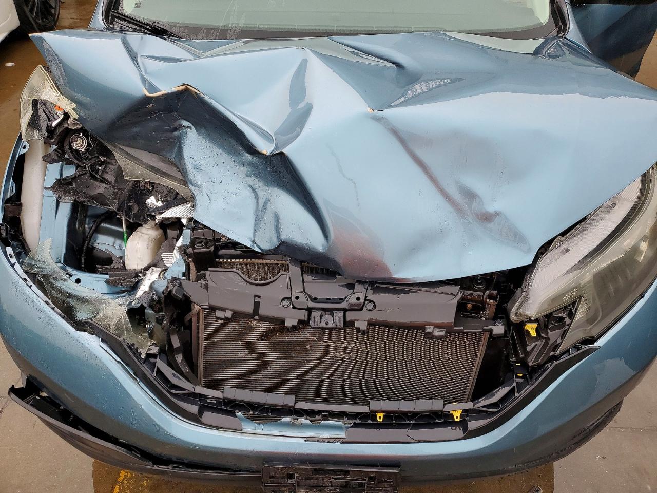2014 Honda Cr-v Lx Teal vin: 5J6RM4H37EL091740