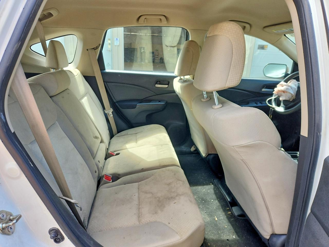 2015 Honda Cr-v Lx White vin: 5J6RM4H37FL001245