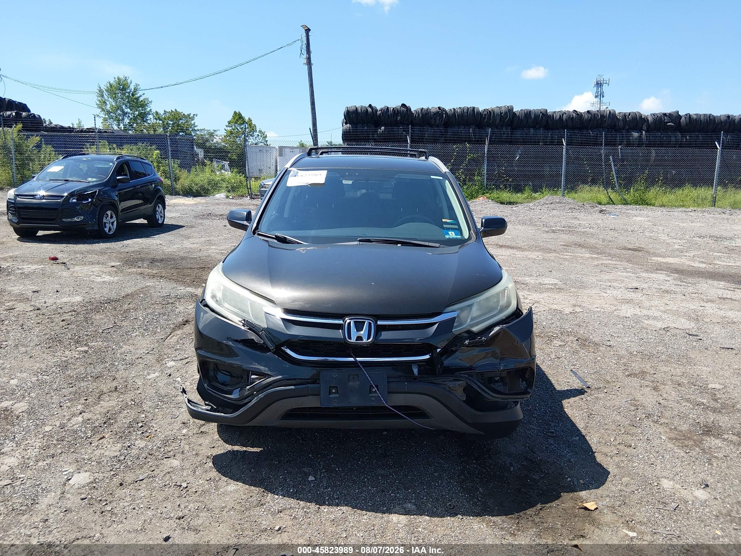 2015 Honda Cr-v Lx Black vin: 5J6RM4H37FL013105