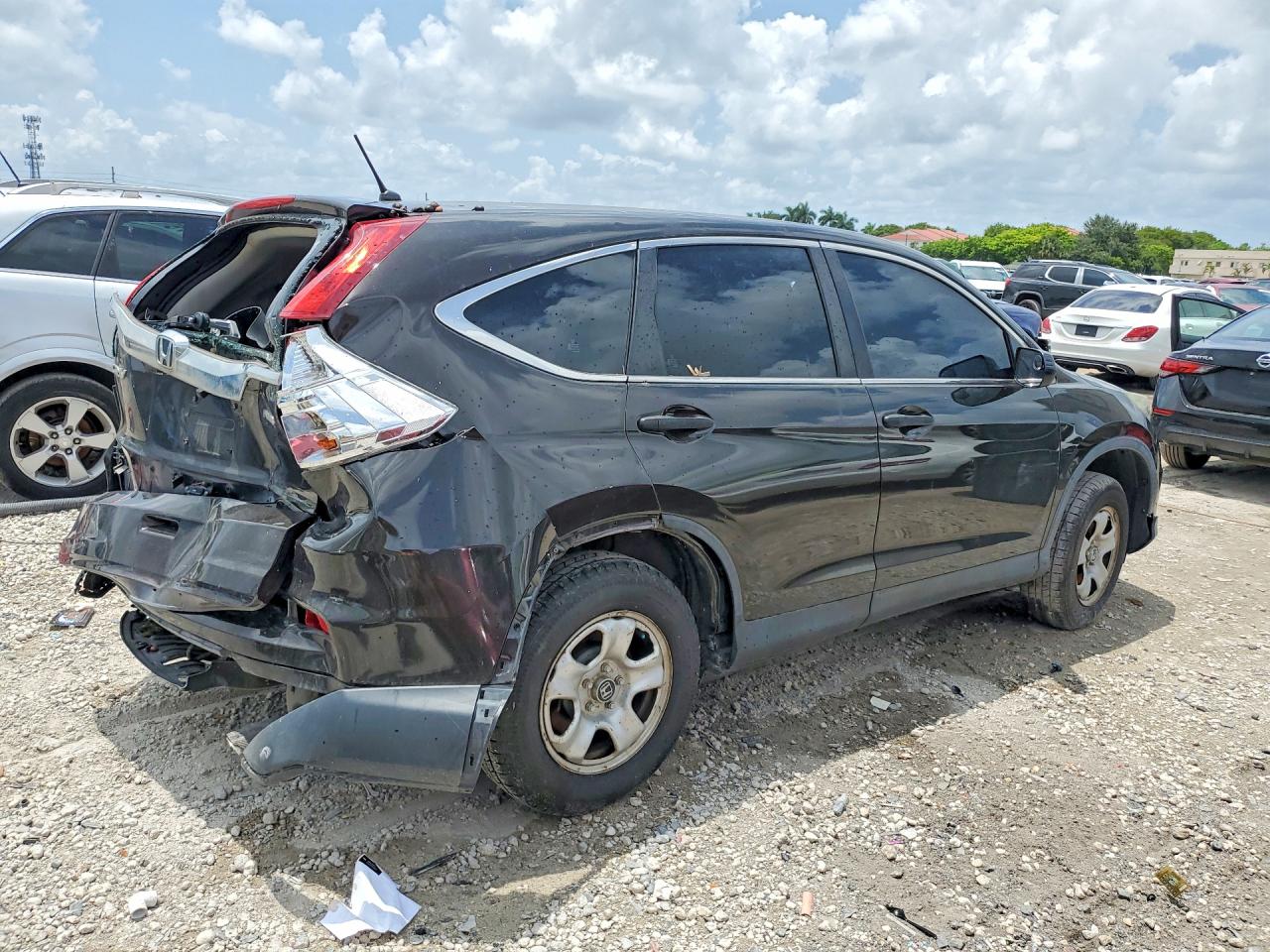 2015 Honda Cr-v Lx Коричневый vin: 5J6RM4H37FL026887