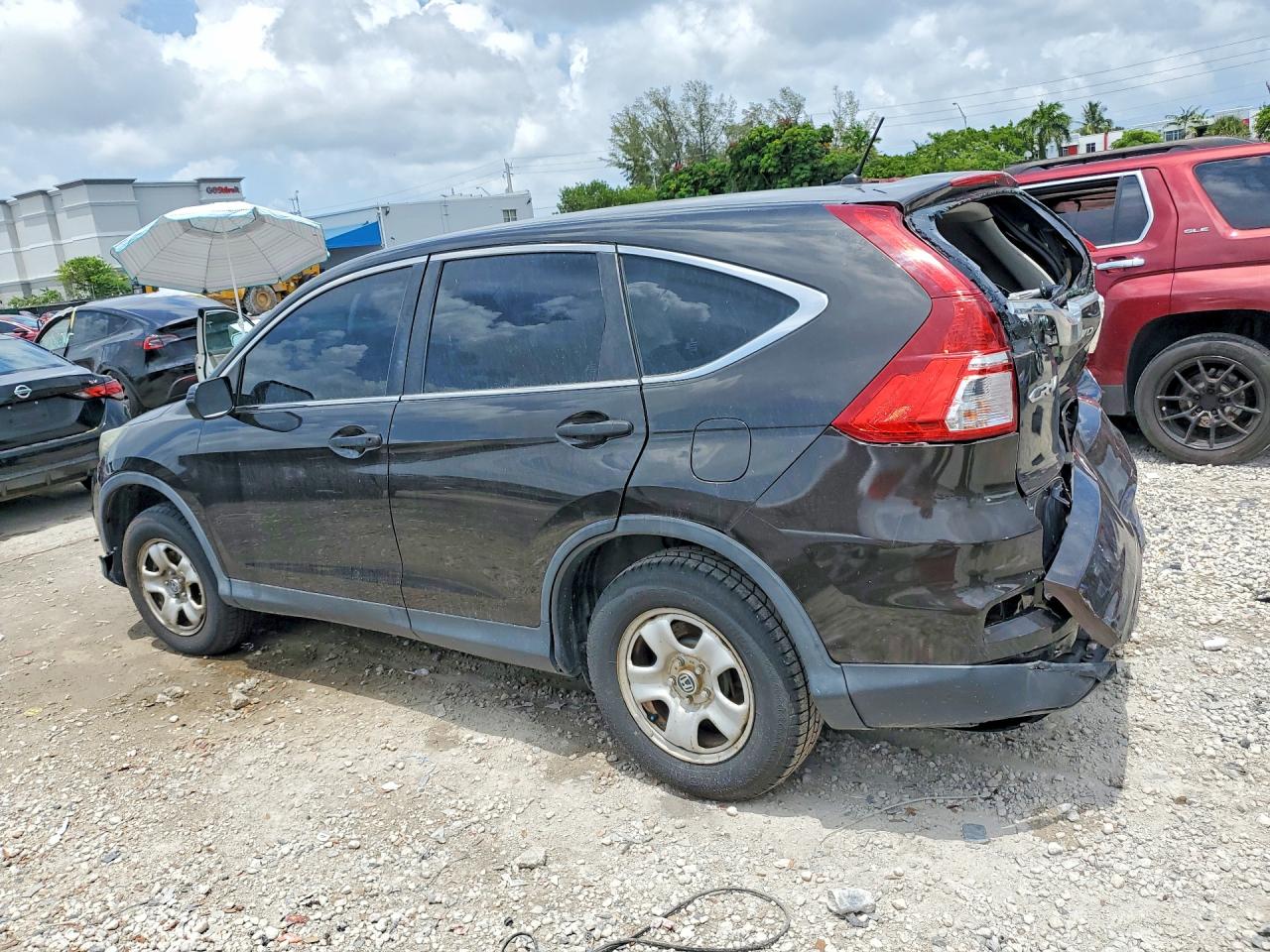 2015 Honda Cr-v Lx Коричневый vin: 5J6RM4H37FL026887