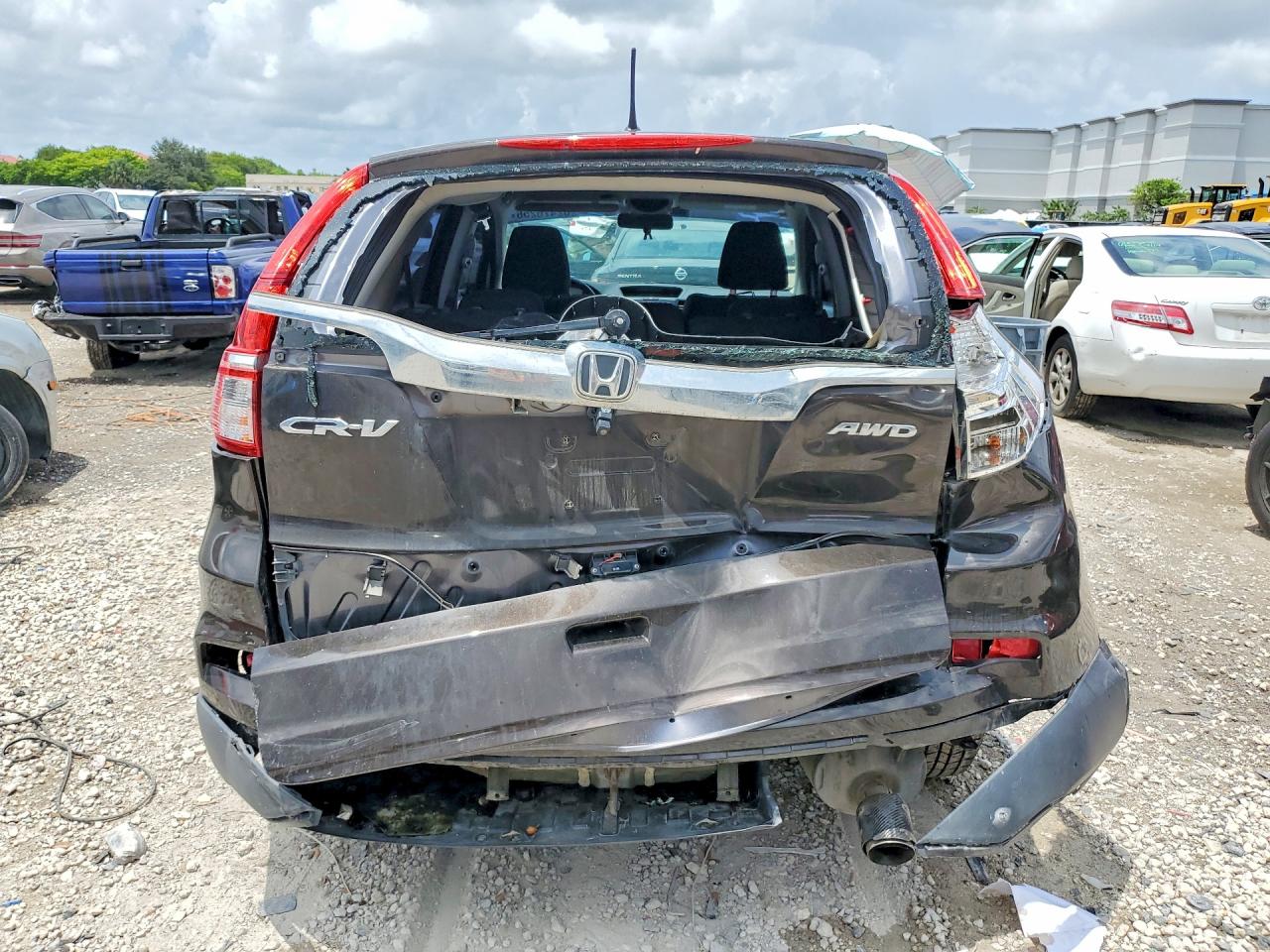 2015 Honda Cr-v Lx Коричневый vin: 5J6RM4H37FL026887