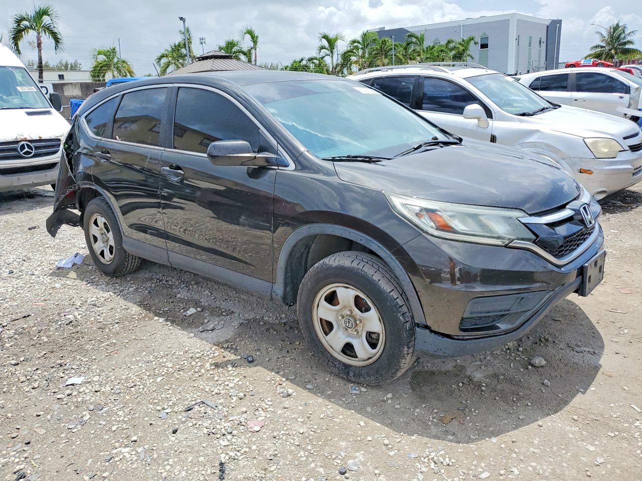 2015 Honda Cr-v Lx Коричневый vin: 5J6RM4H37FL026887