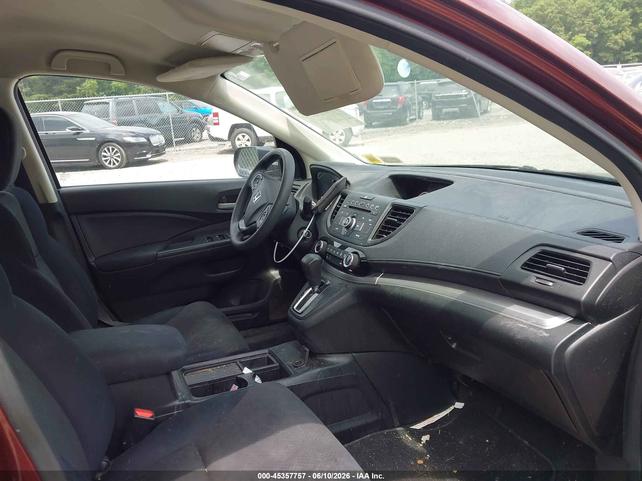 2015 Honda Cr-v Lx Красный vin: 5J6RM4H37FL090203