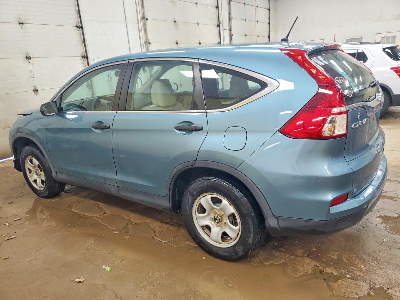 2015 Honda Cr-v Lx Blue vin: 5J6RM4H37FL102463