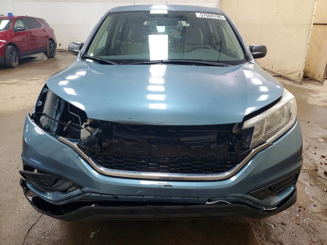 2015 Honda Cr-v Lx Blue vin: 5J6RM4H37FL102463