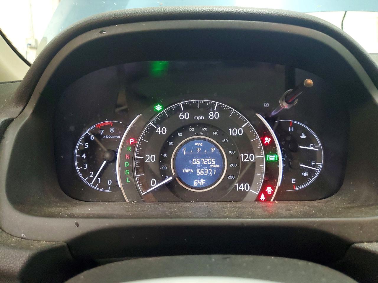 2015 Honda Cr-v Lx Blue vin: 5J6RM4H37FL102463