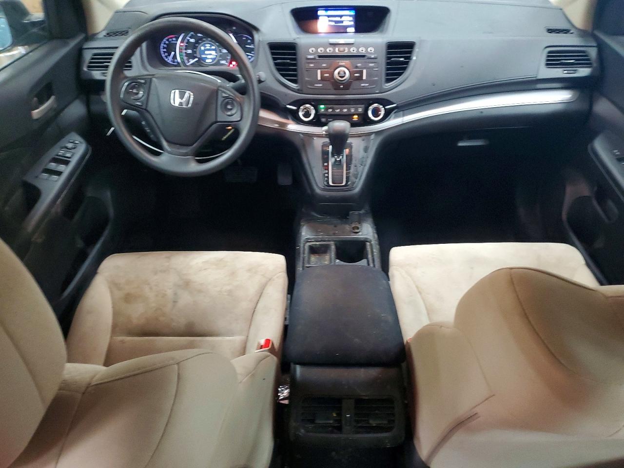 2015 Honda Cr-v Lx Blue vin: 5J6RM4H37FL102463