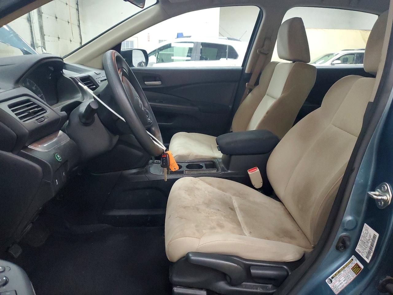 2015 Honda Cr-v Lx Blue vin: 5J6RM4H37FL102463
