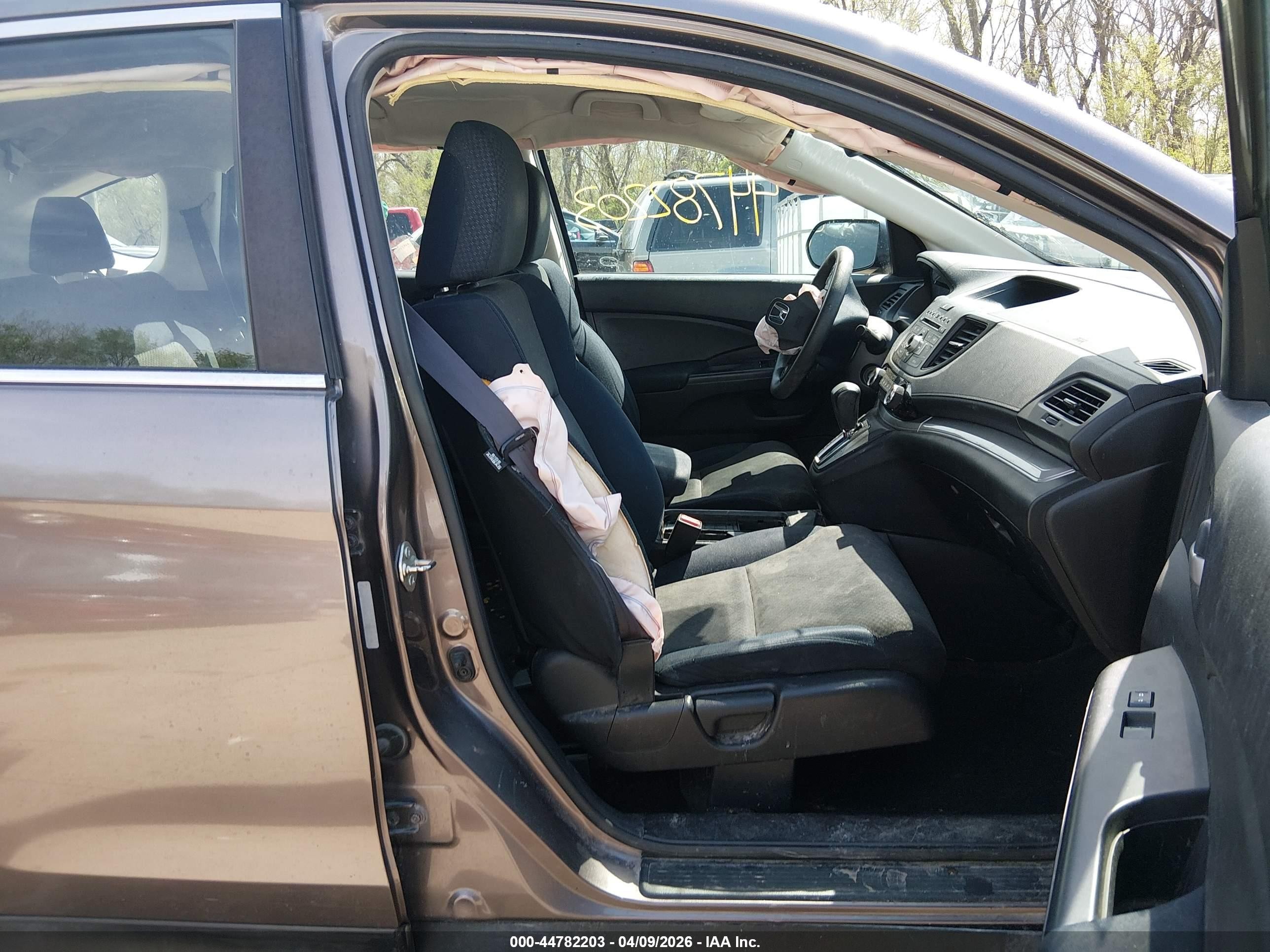 2015 Honda Cr-v Lx Gray vin: 5J6RM4H37FL113334