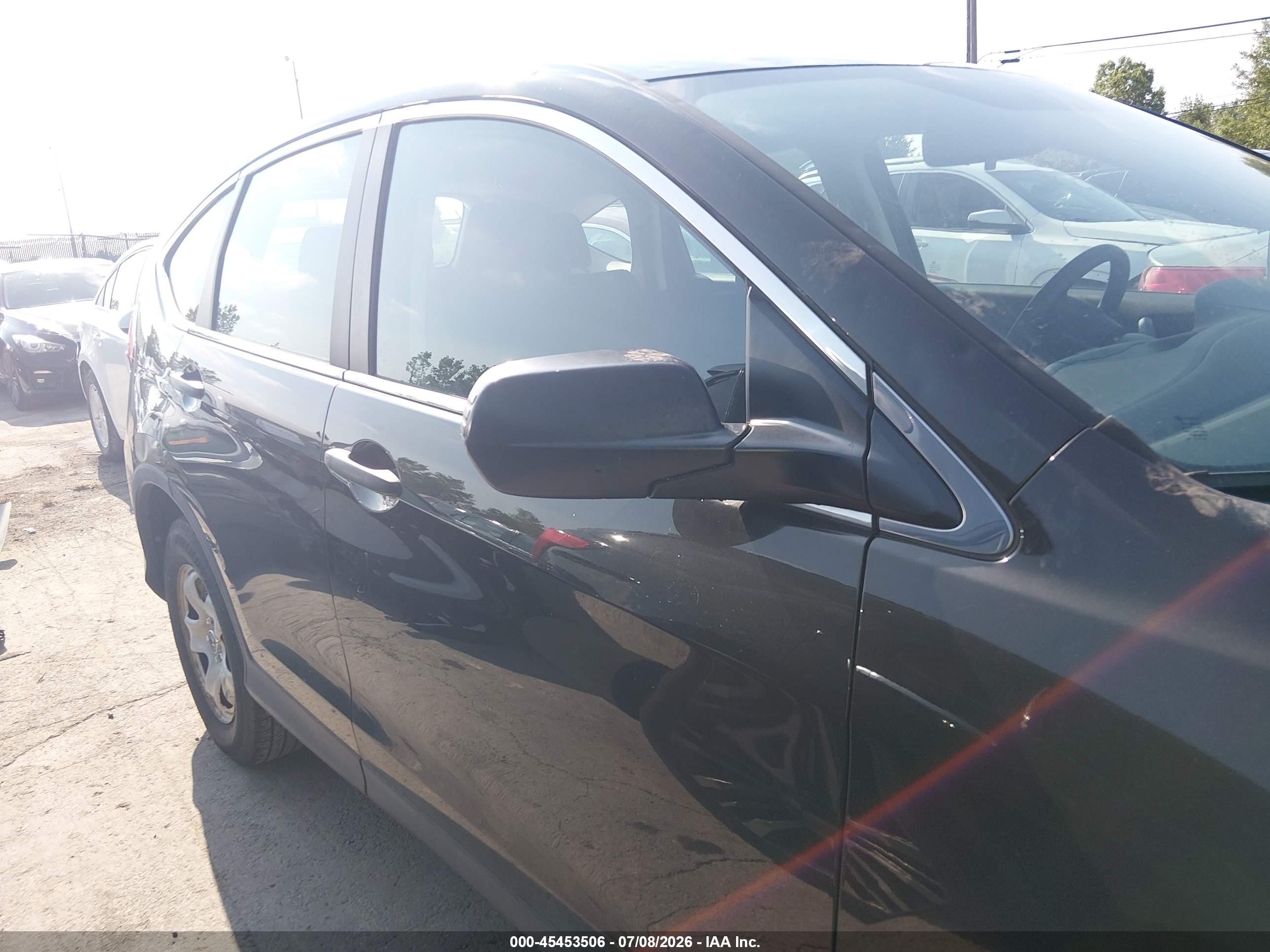 2015 Honda Cr-v Lx Black vin: 5J6RM4H37FL126441