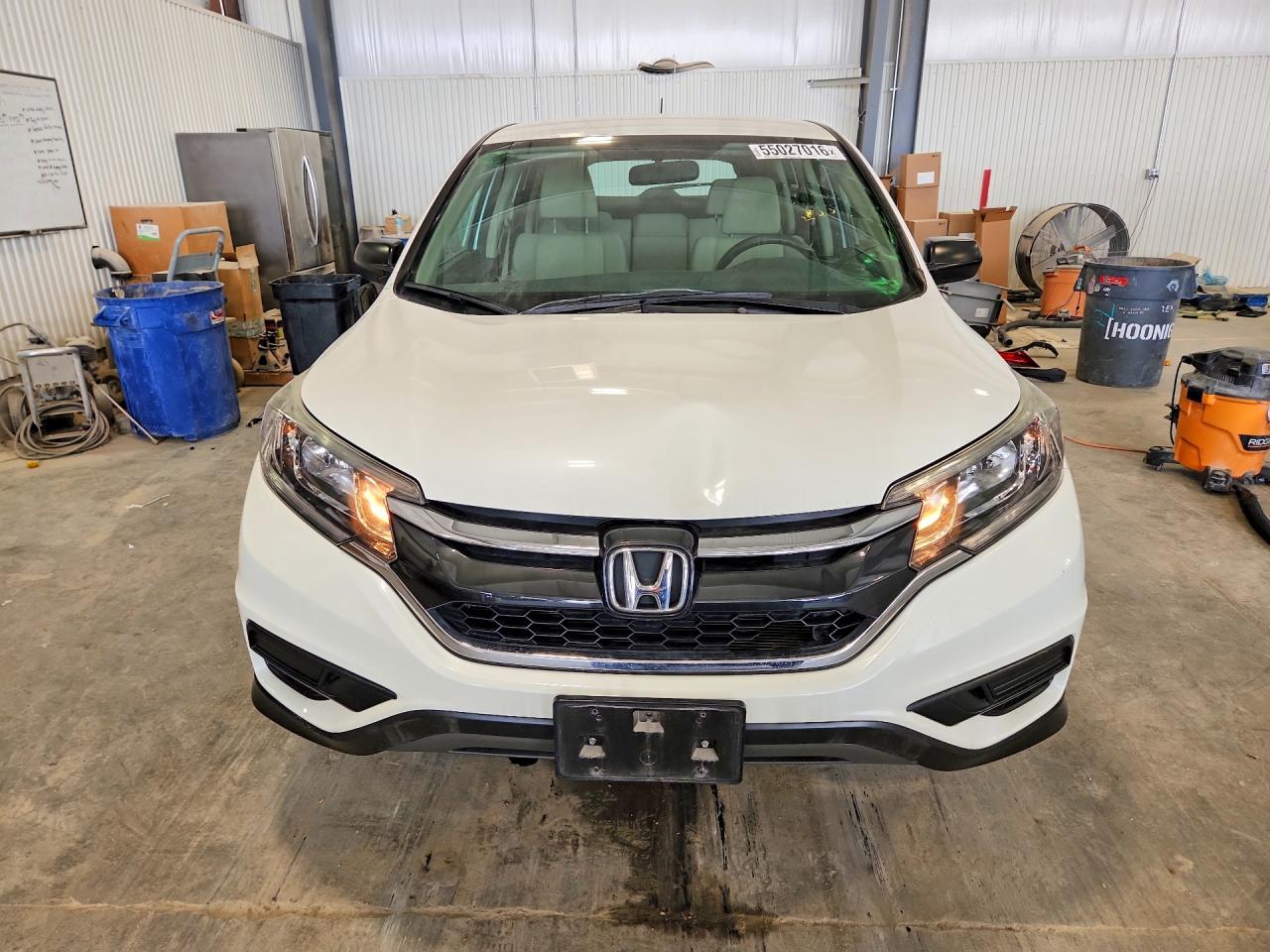 2016 Honda Cr-v Lx White vin: 5J6RM4H37GL014546
