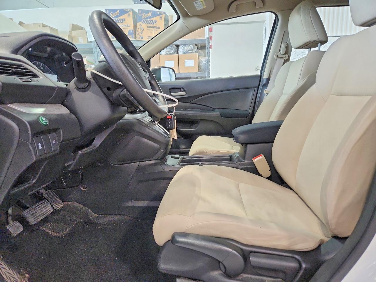 2016 Honda Cr-v Lx White vin: 5J6RM4H37GL014546