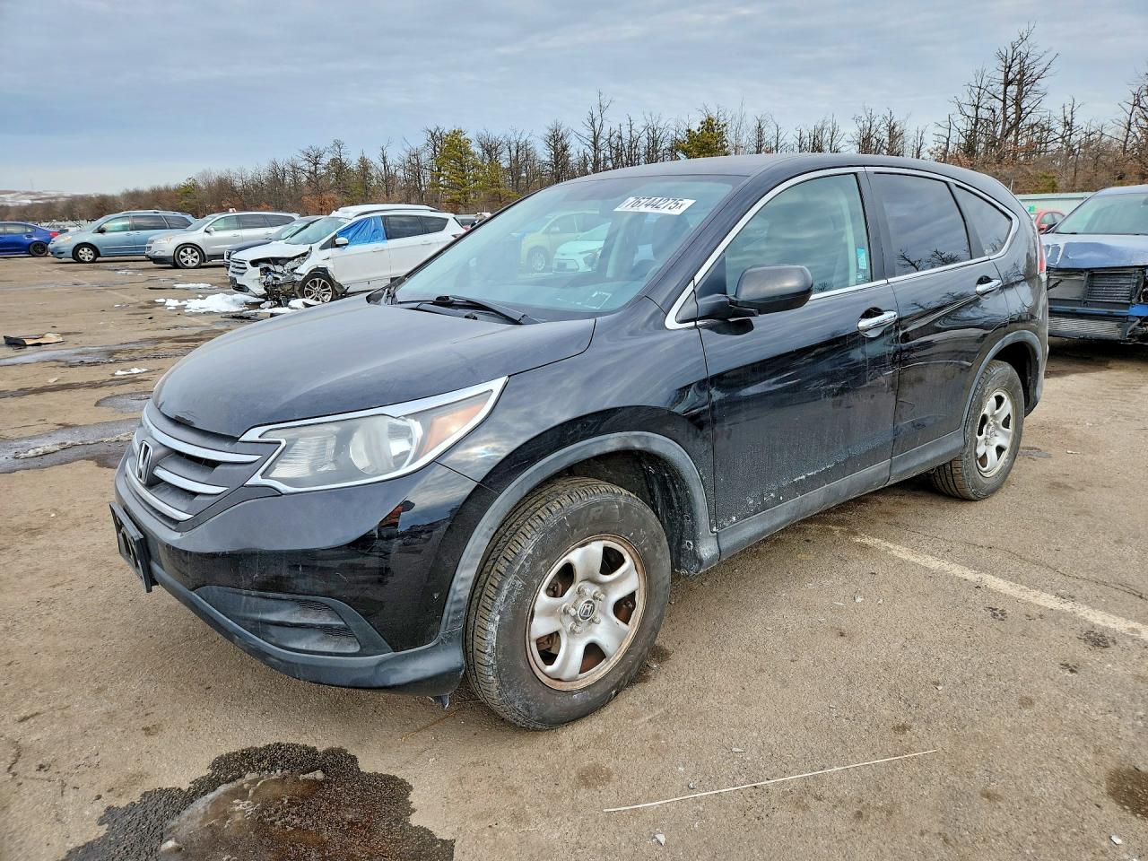 2012 Honda Cr-v Lx Black vin: 5J6RM4H38CL026215