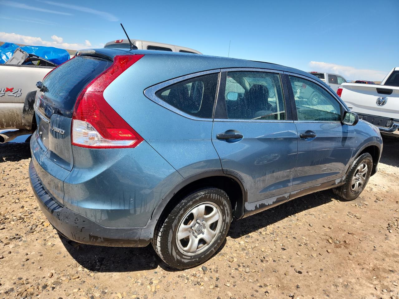 2013 Honda Cr-v Lx Синий vin: 5J6RM4H38DL008086 Damage: Right Qtr Panel, Heavy Scratch, 1 To 2 Inches