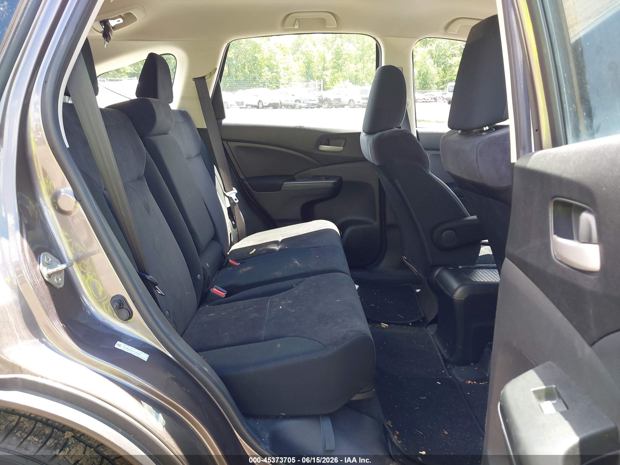 2013 Honda Cr-v Lx Gray vin: 5J6RM4H38DL019458