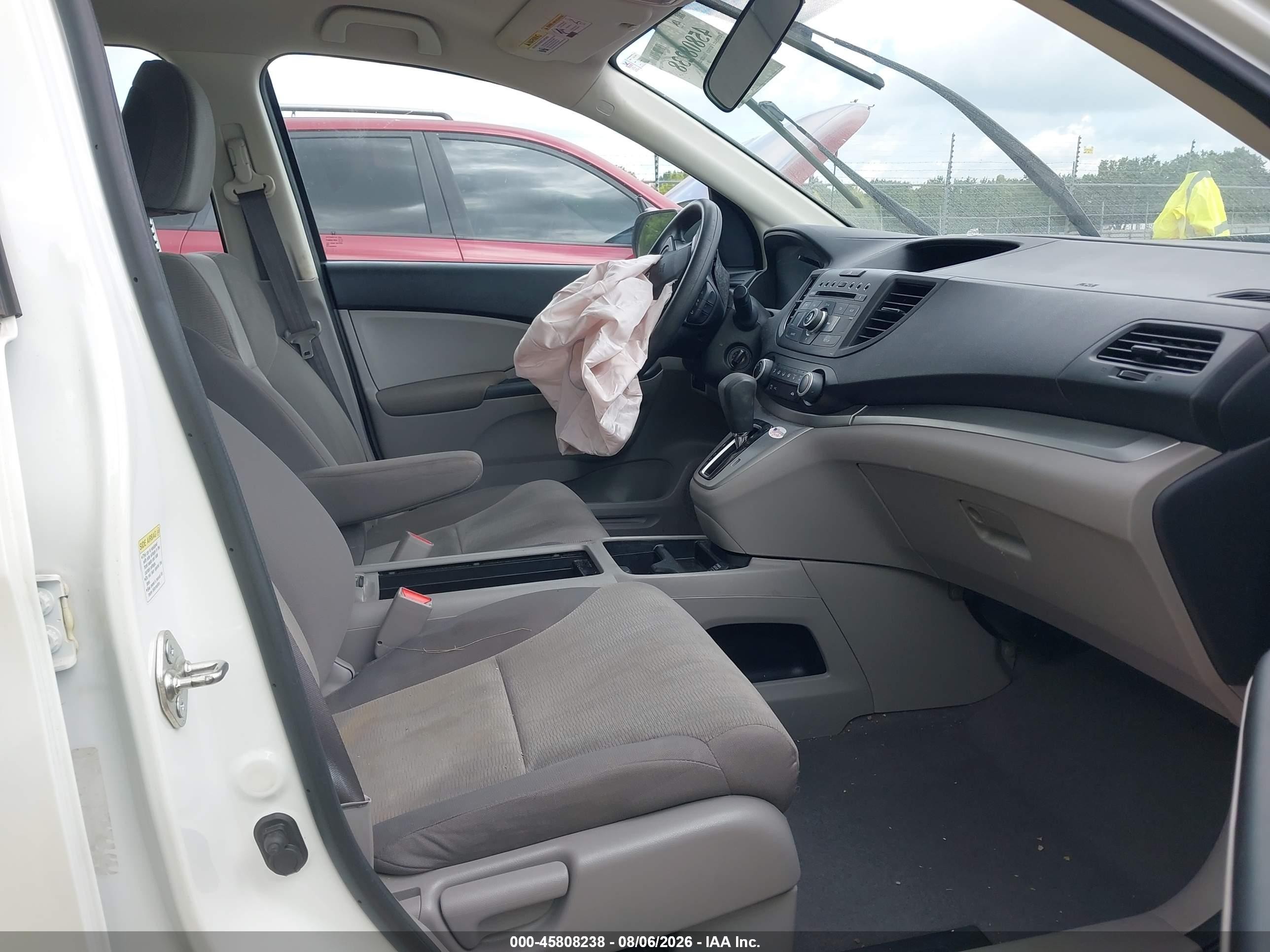 2013 Honda Cr-v Lx Белый vin: 5J6RM4H38DL035790